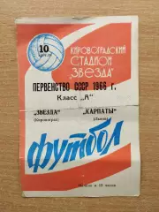 Звезда Кировоград - Карпаты Львов 1966