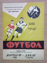 Карпаты Львов - Сокол Саратов 1966