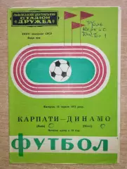 Карпаты Львов - Динамо Тбилиси 1974