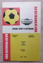 Динамо Киев - Таврия Симферополь 1970, кубок
