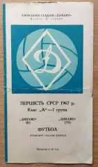 Дубль. Динамо Киев - Динамо Тбилиси 1967