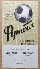 Дубль. Динамо Киев - Динамо Минск 1973