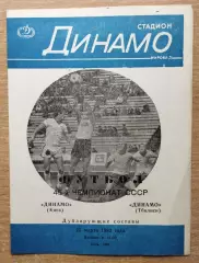 Дубль. Динамо Киев - Динамо Тбилиси 1982