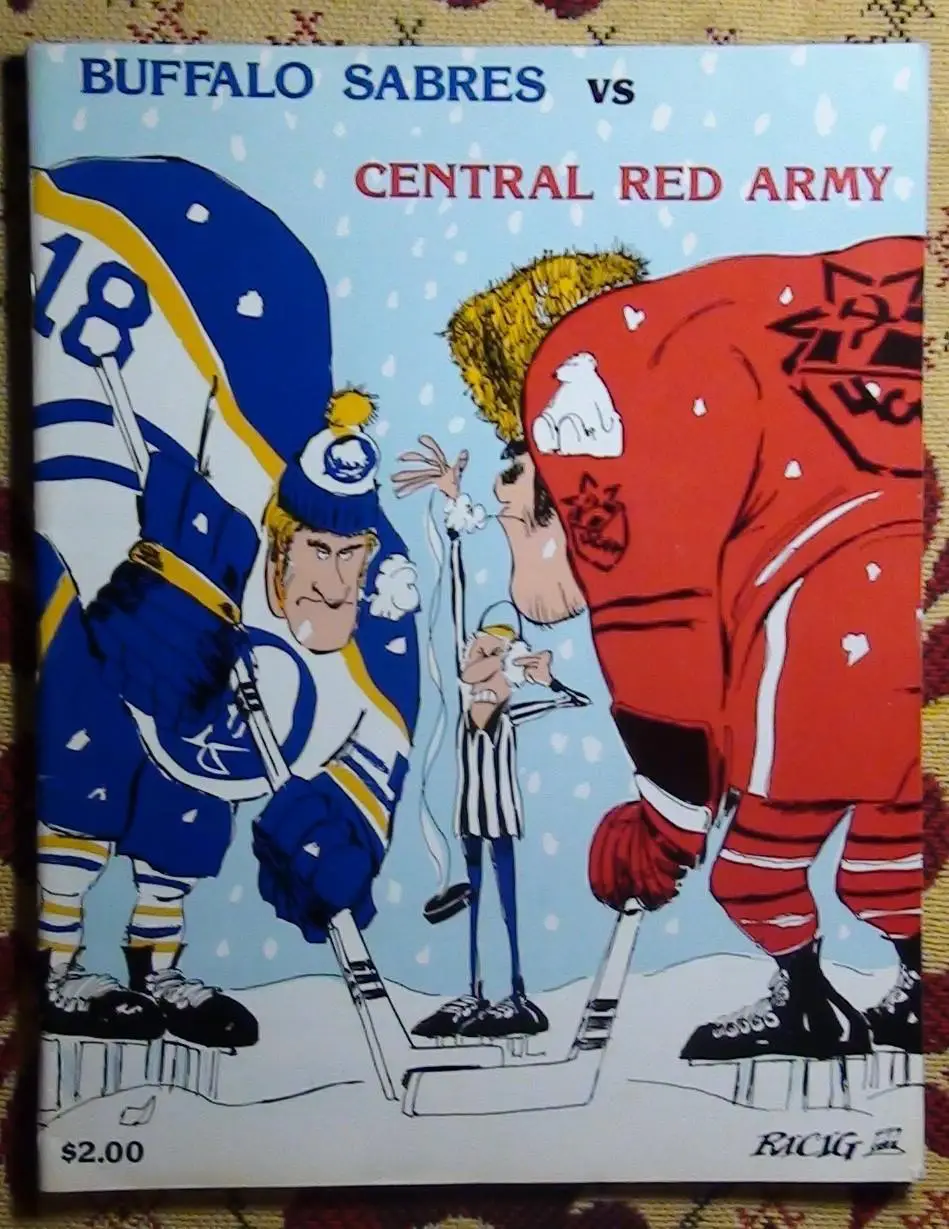 Хоккей. Баффало Сэйрбз - ЦСКА Москва 3.01.80