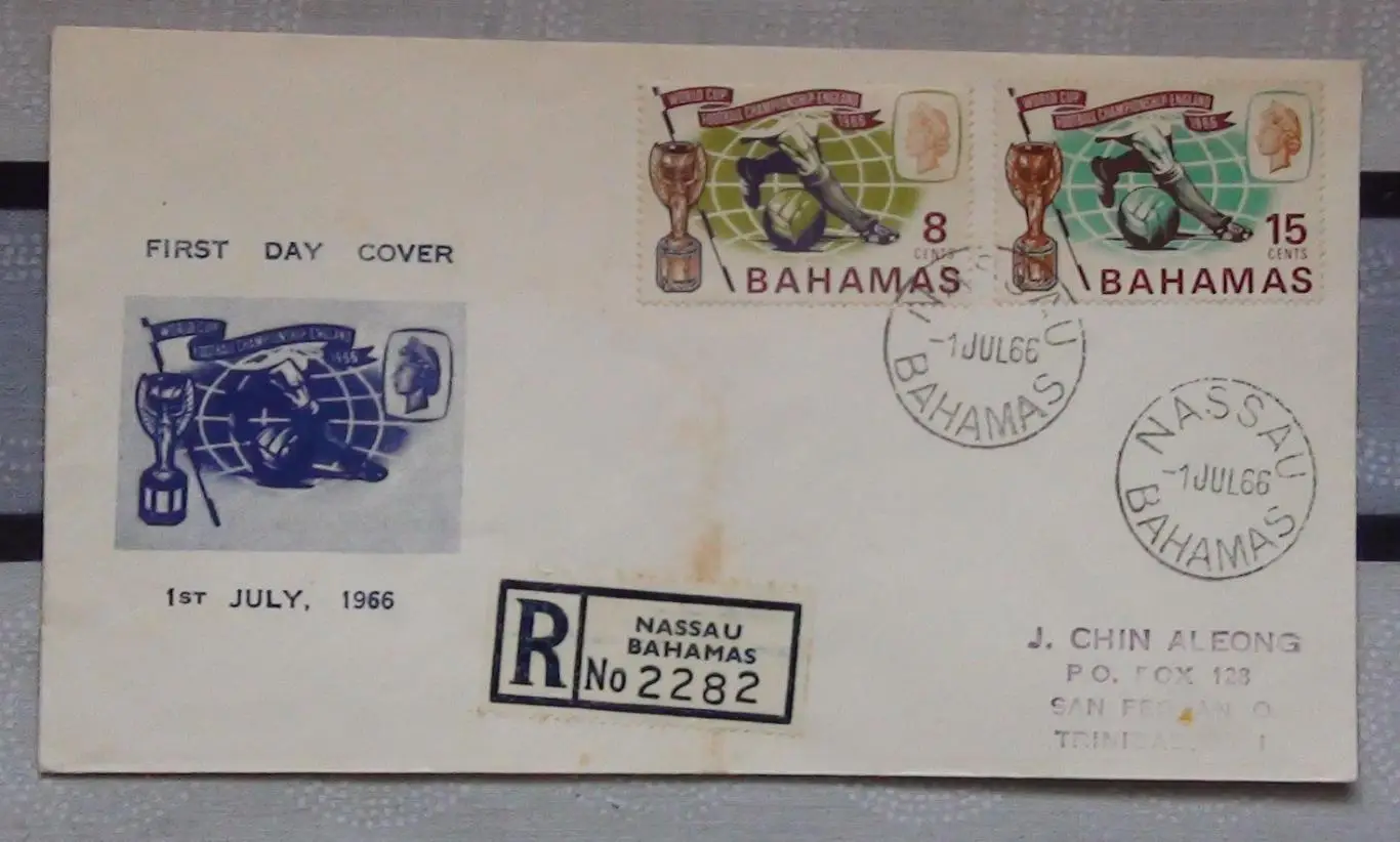 Конверт Чемпионат мира 1966, Багамские о-ва