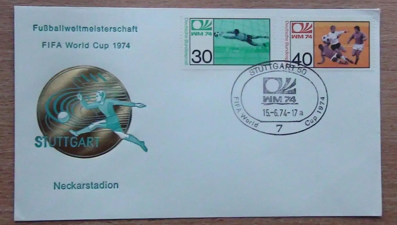 Конверт Чемпионат мира по футболу 1974