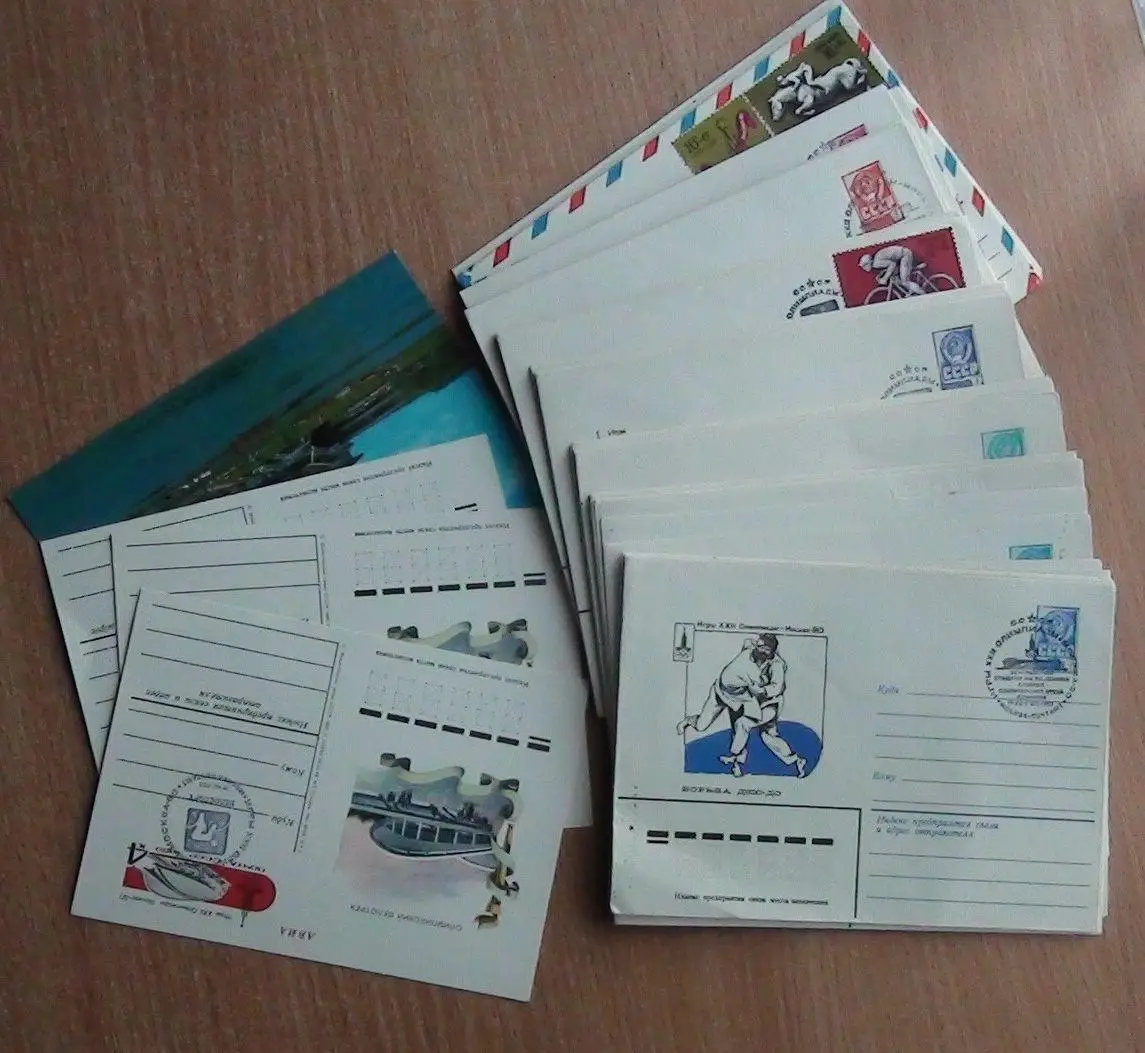 Конверты и почтовые карточки Олимпийские игры 1980, комплект