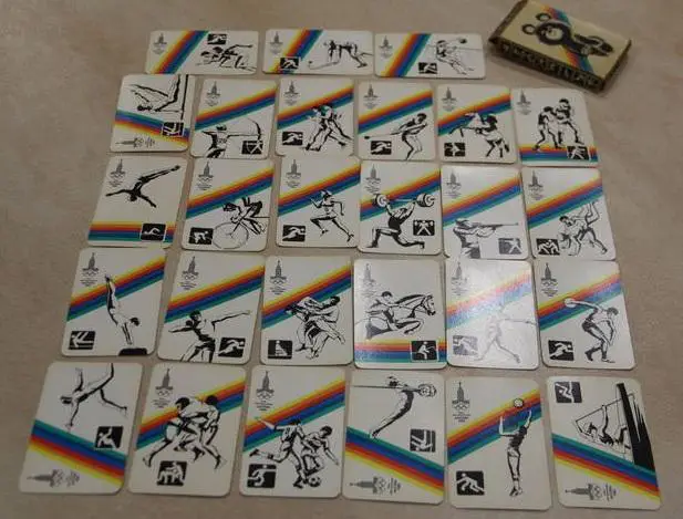 Календарики Олимпийский Мишка