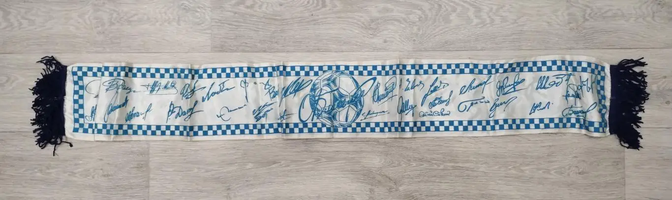 Шарф Прощальный матч Олега Блохина 1989, Динамо Киев, Фотон 1