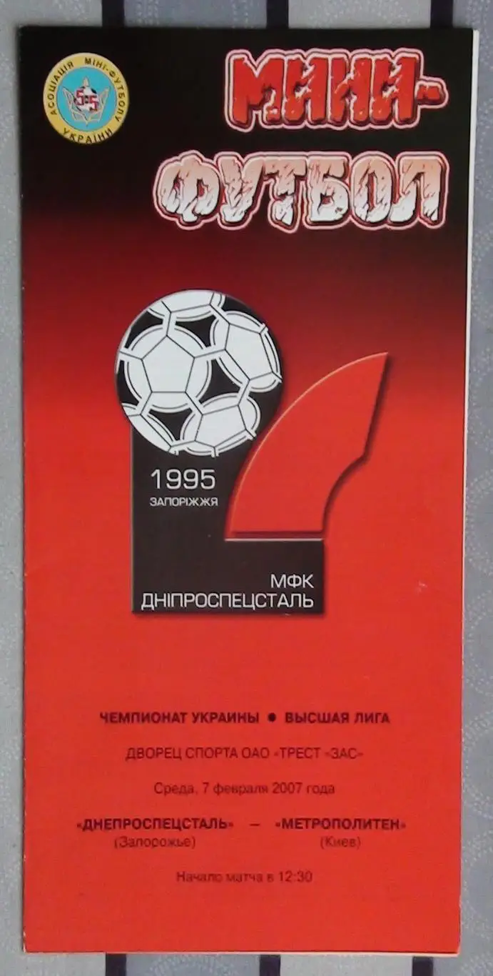 Лот из 8 программ 2000-х по мини-футболу (футзалу) Чемпионата Украины №13 4