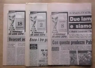 La Gazzetta dello Sport (Италия) к дням Чемпионата мира 1982