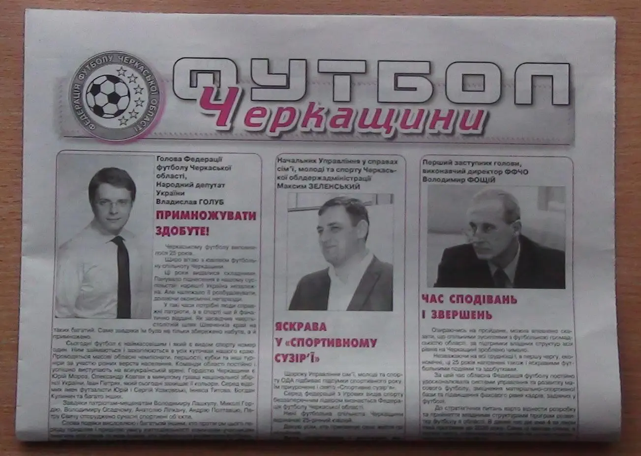 Футбол Черкащины