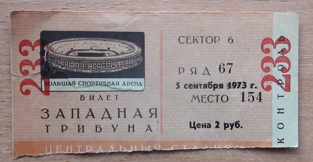 СССР - ФРГ 1973