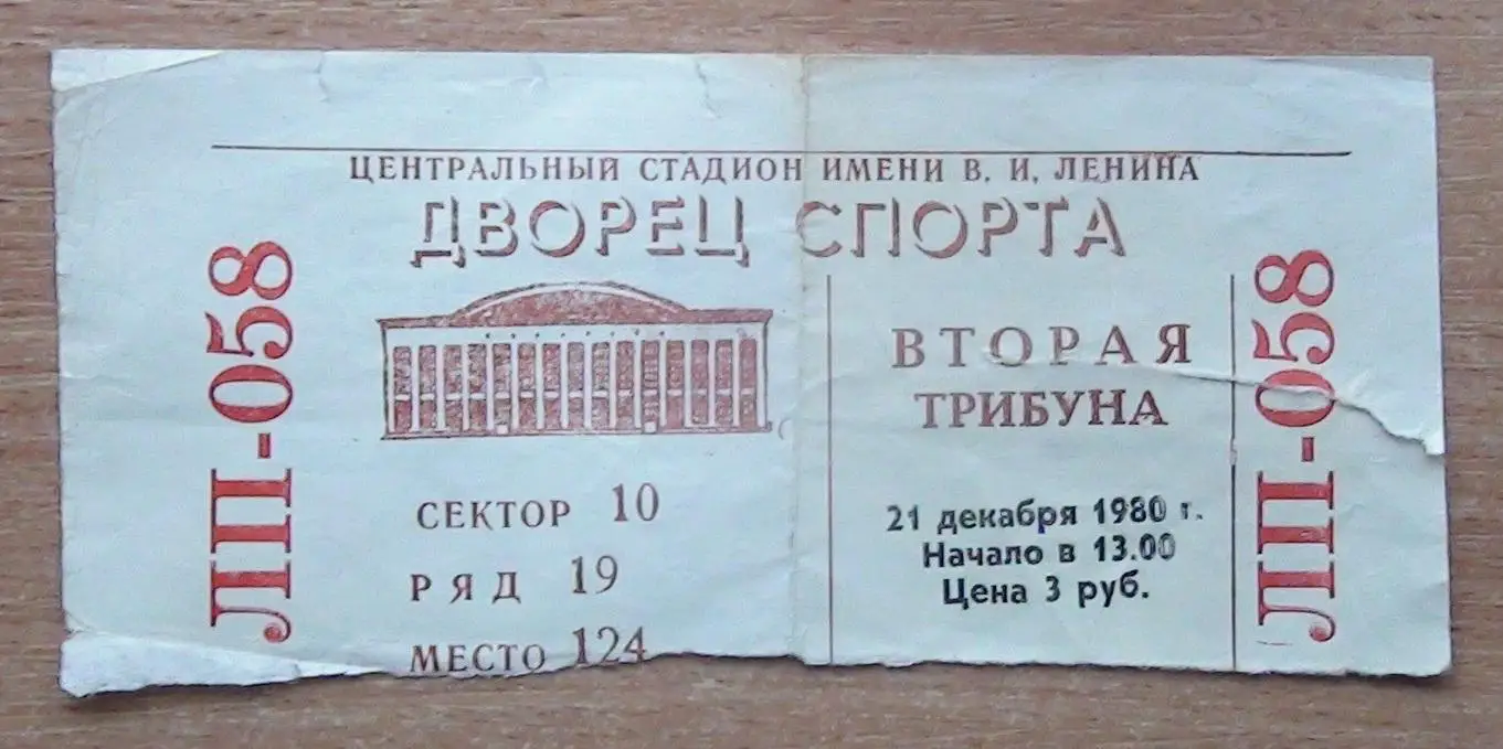 ХОККЕЙ. СССР - Чехословакия 21.12.1980, приз Известий