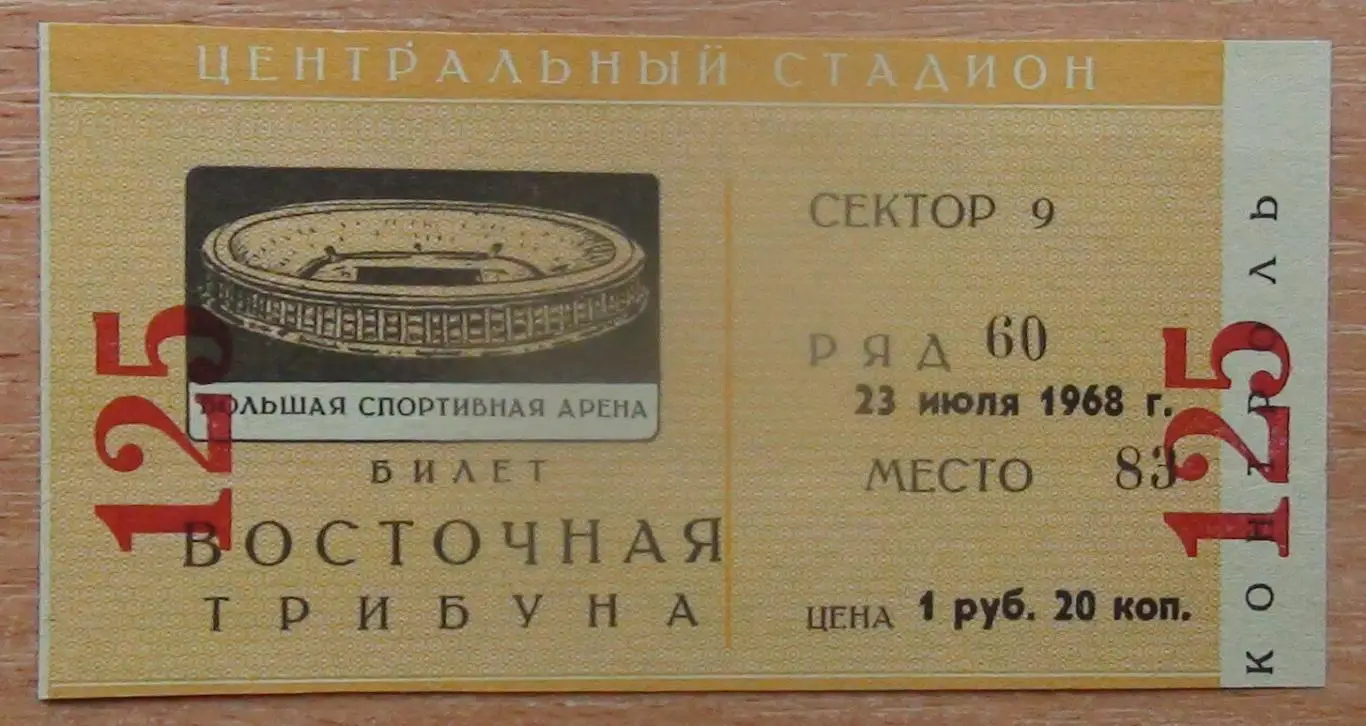 Торпедо Москва - ЦСКА Москва 1968, кубок