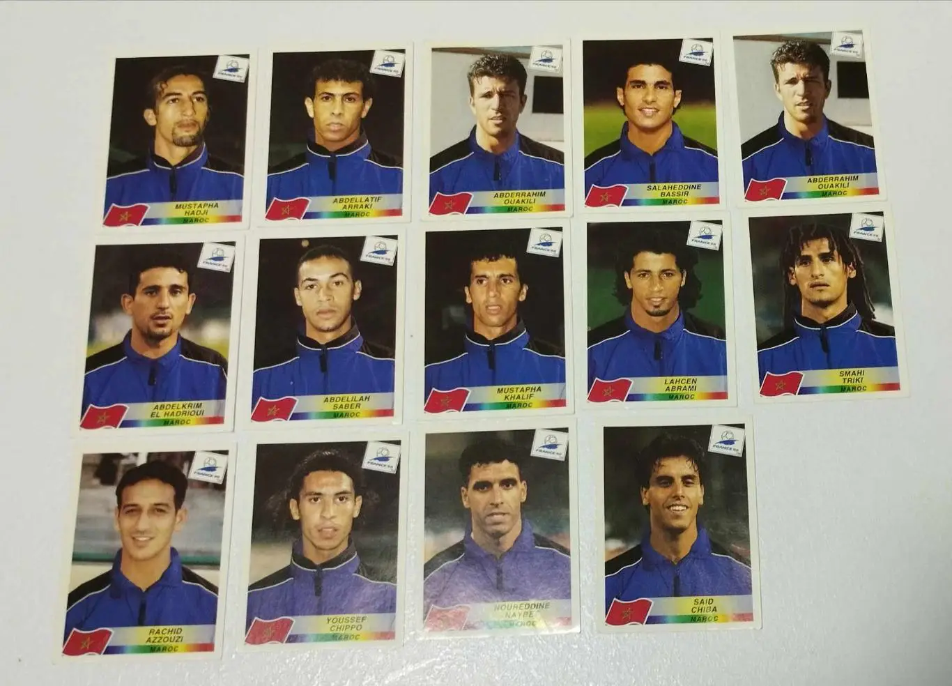 Панини. Чемпионат мира 1998, Франция. Сборная Марокко