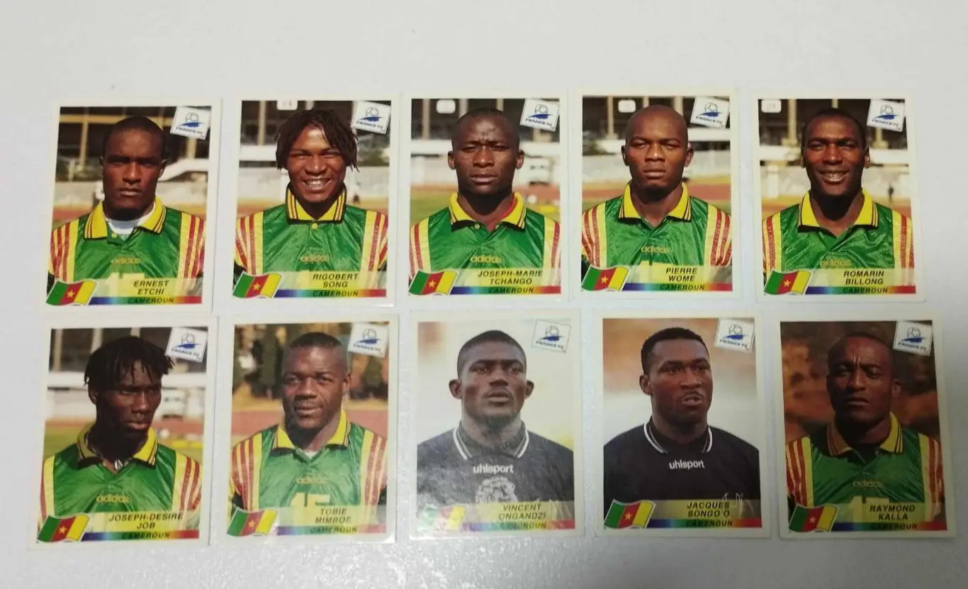 Панини. Чемпионат мира 1998, Франция. Сборная Сенегала