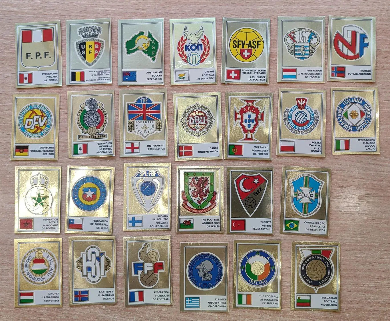 Панини. Федерации, 1970-е гг.