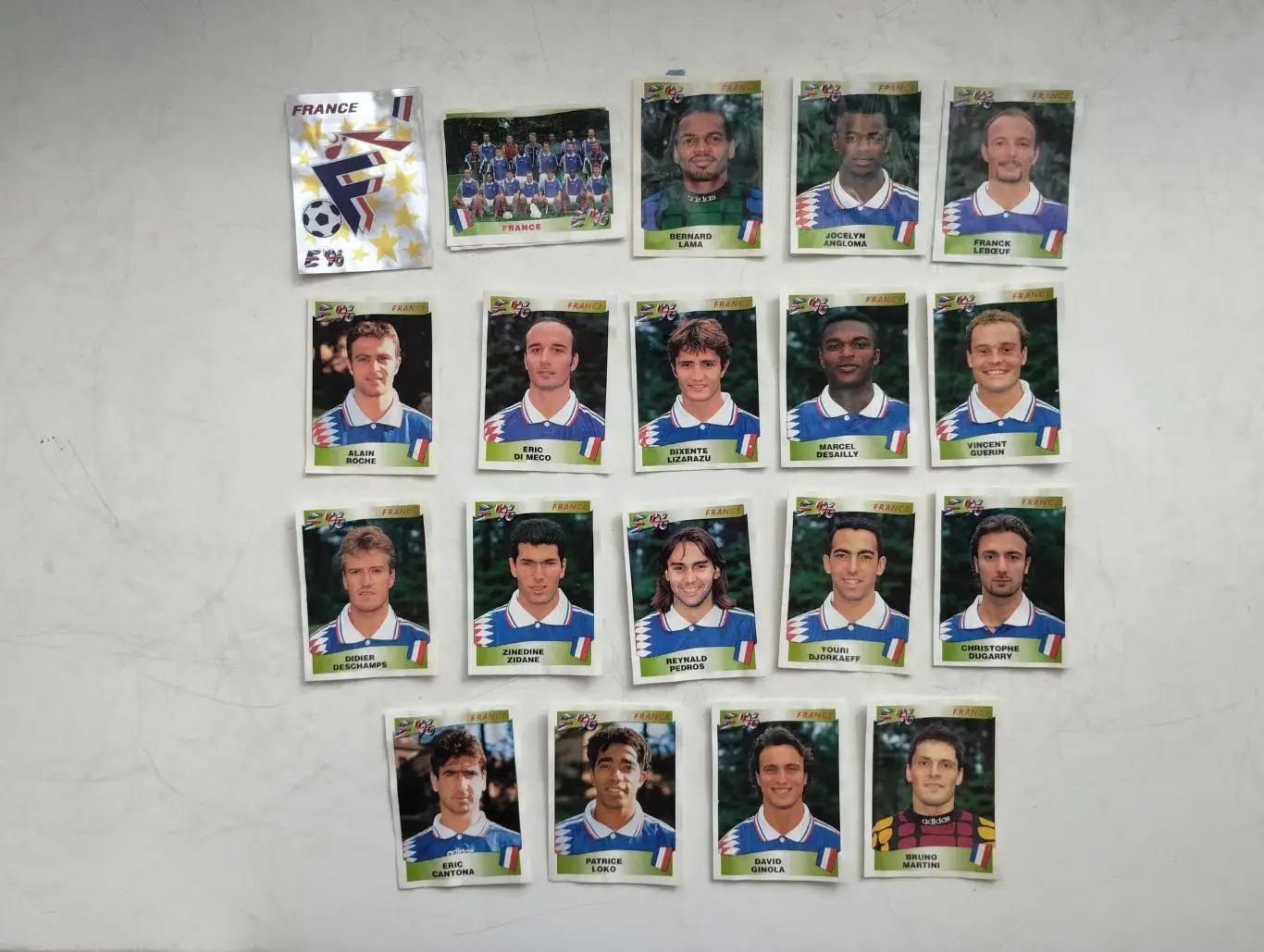 Панини. Чемпионат Европы 1996, Англия. 334 из 354, смотри описание