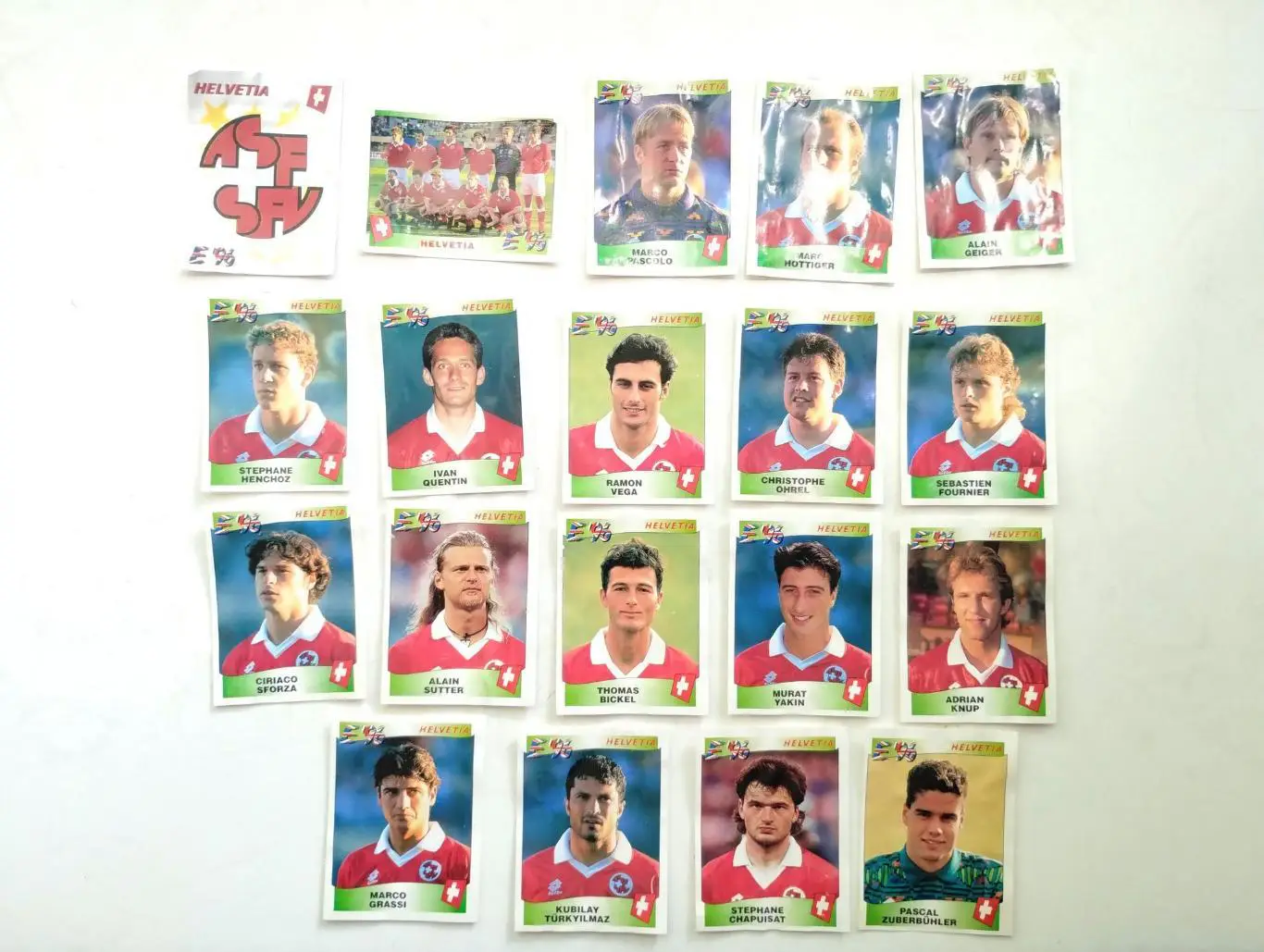 Панини. Чемпионат Европы 1996, Англия. 334 из 354, смотри описание 2