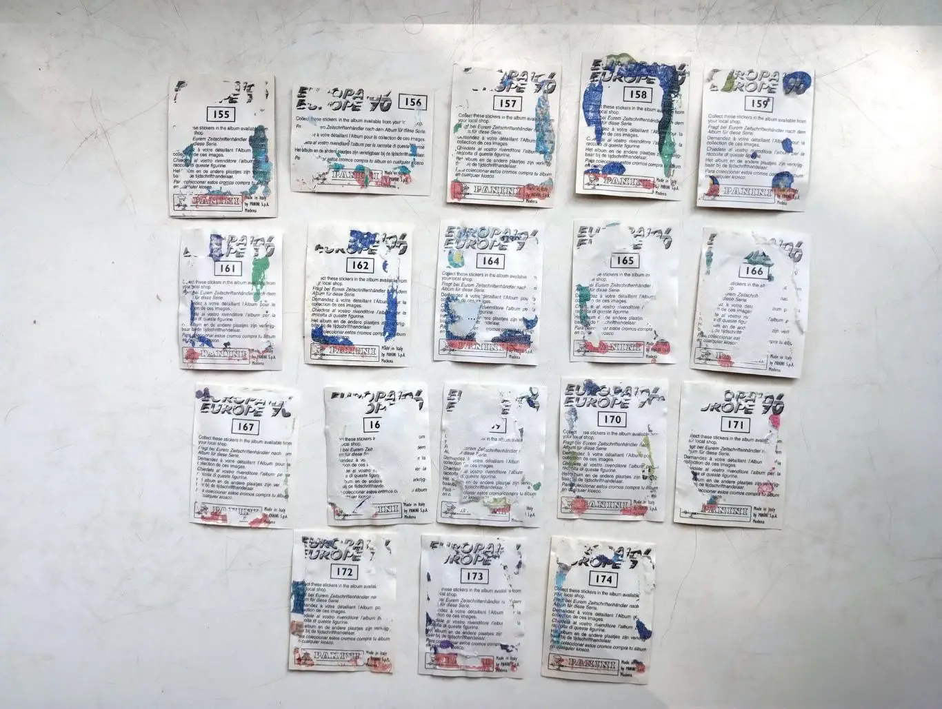 Панини. Чемпионат Европы 1996, Англия. 334 из 354, смотри описание 5