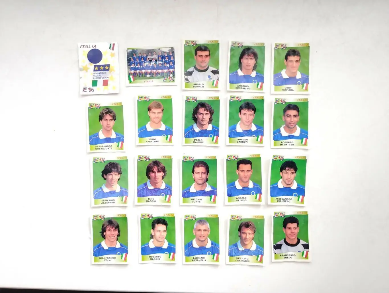 Панини. Чемпионат Европы 1996, Англия. 334 из 354, смотри описание 6