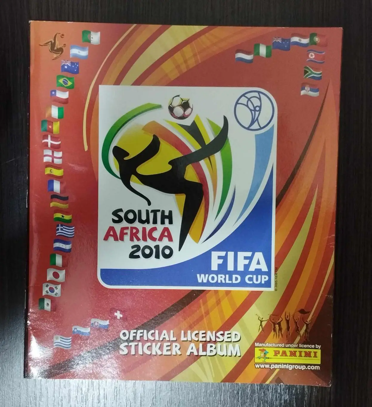 Панини. Чемпионат мира 2010, ЮАР. Пустой альбом