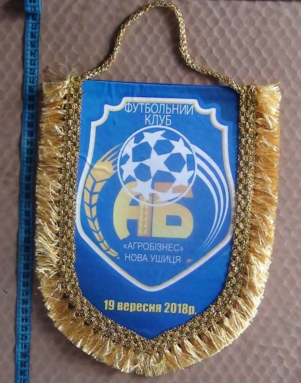 Вымпел Агробизнесс Новая Ушица, Хмельницкая обл. - Динамо Киев 2018, ветеран 1