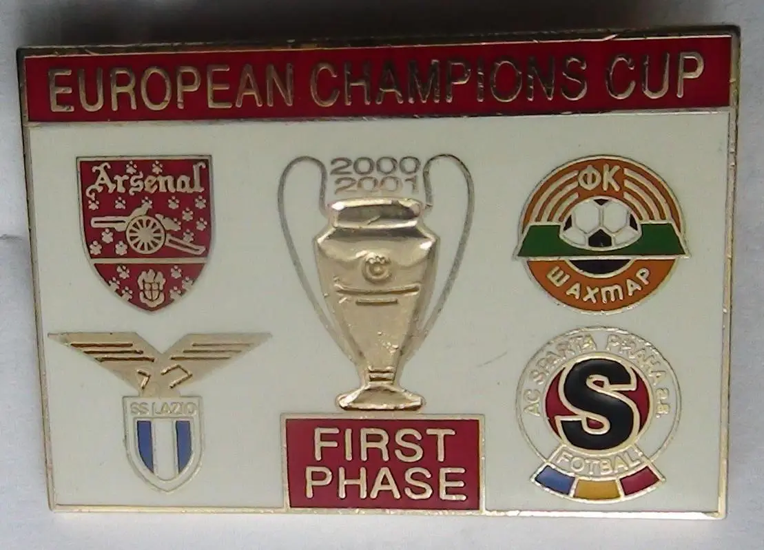 Группа Лиги Чемпионов 2000-01 Шахтёр Донецк, Арсенал, Лацио, Спарта, оригинал