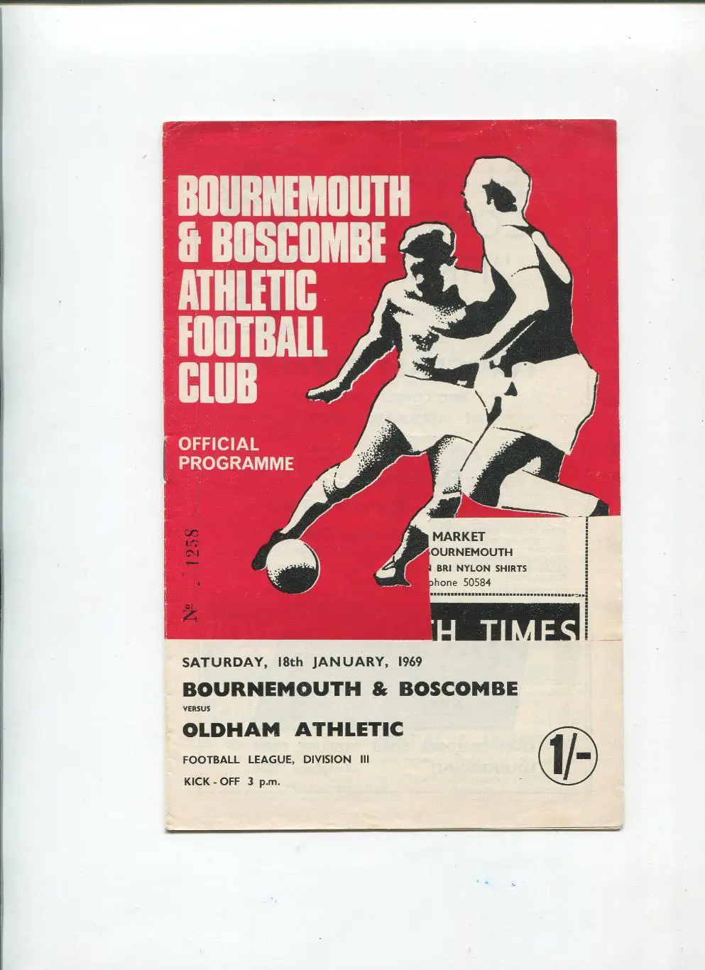 Чемпионат Англии 1969 Борнмут