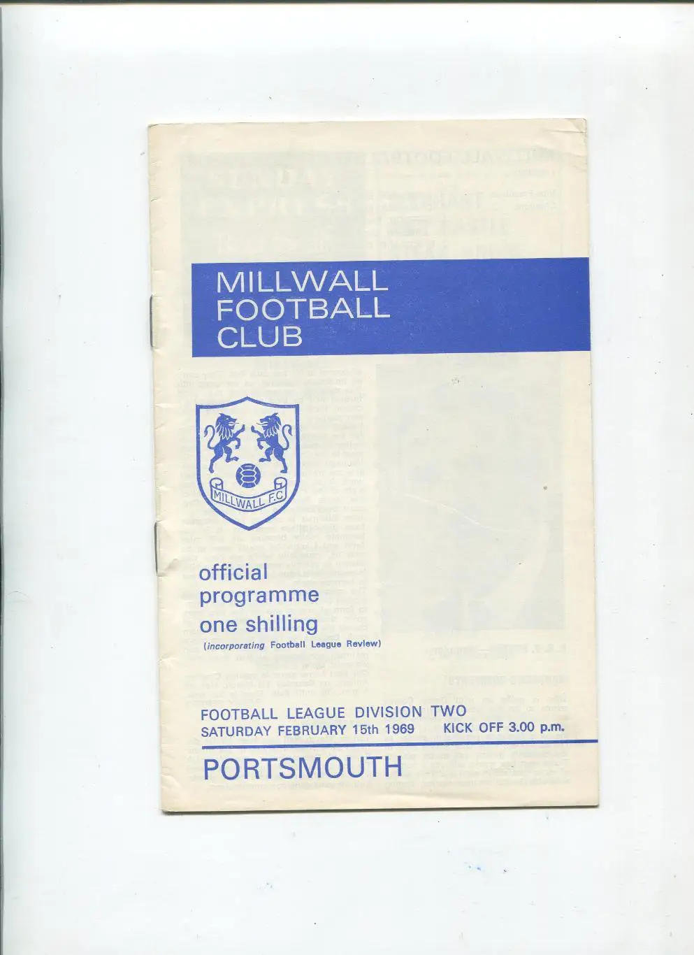 Чемпионат Англии 1969 Миллуолл