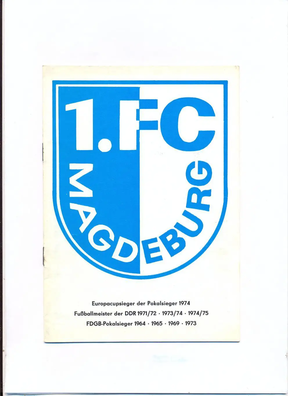 1.ФК Магдебург, ГДР