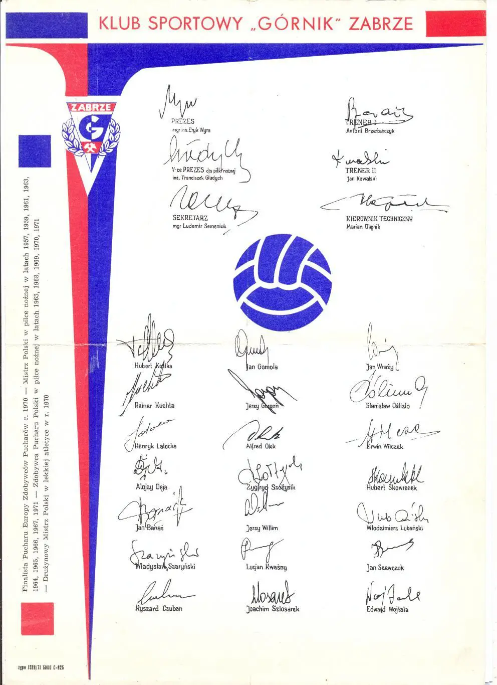 Гурник Забже, Польша 1971-72