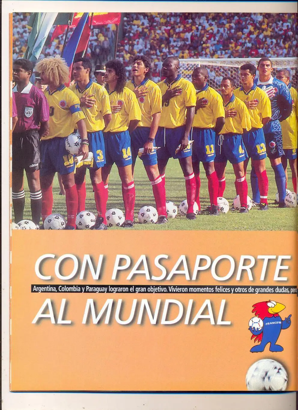 Официальный журнал Южноамерикаской федерации футбола 1998 3
