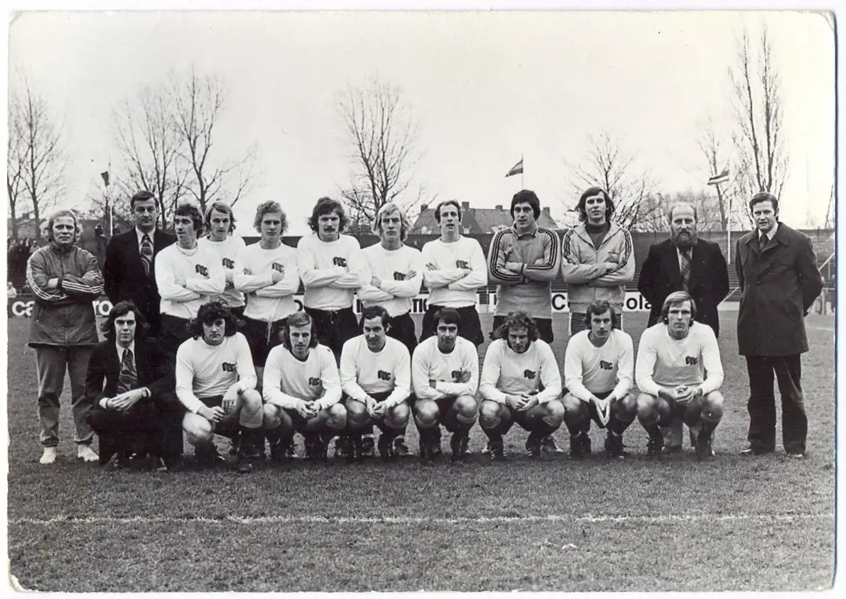 Открытка. НЕК Бреда, Нидерланды 1974-75