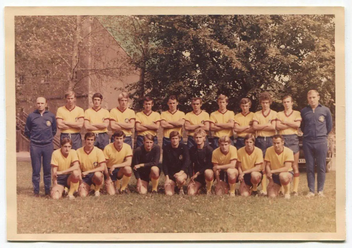 Открытка. Локомотив Лейпциг, ГДР, 1972