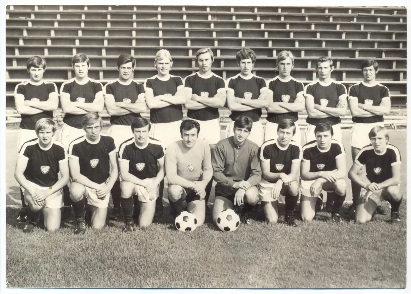 Открытка. Динамо Берлин, ГДР, 1972