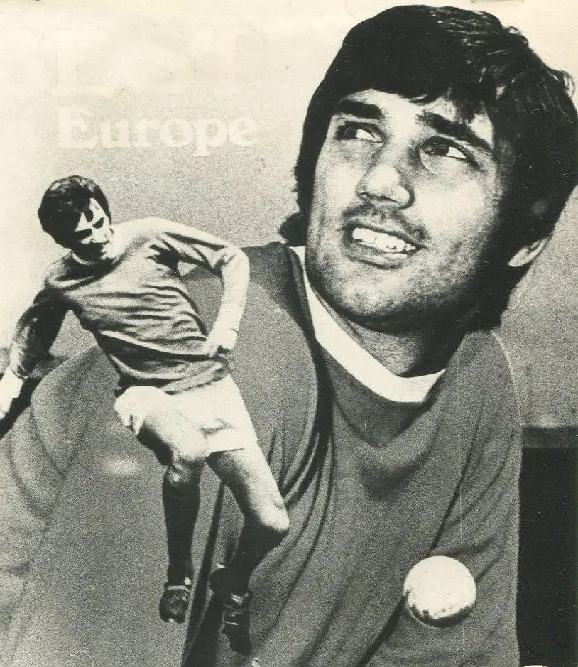 Открытка. Джордж Бест