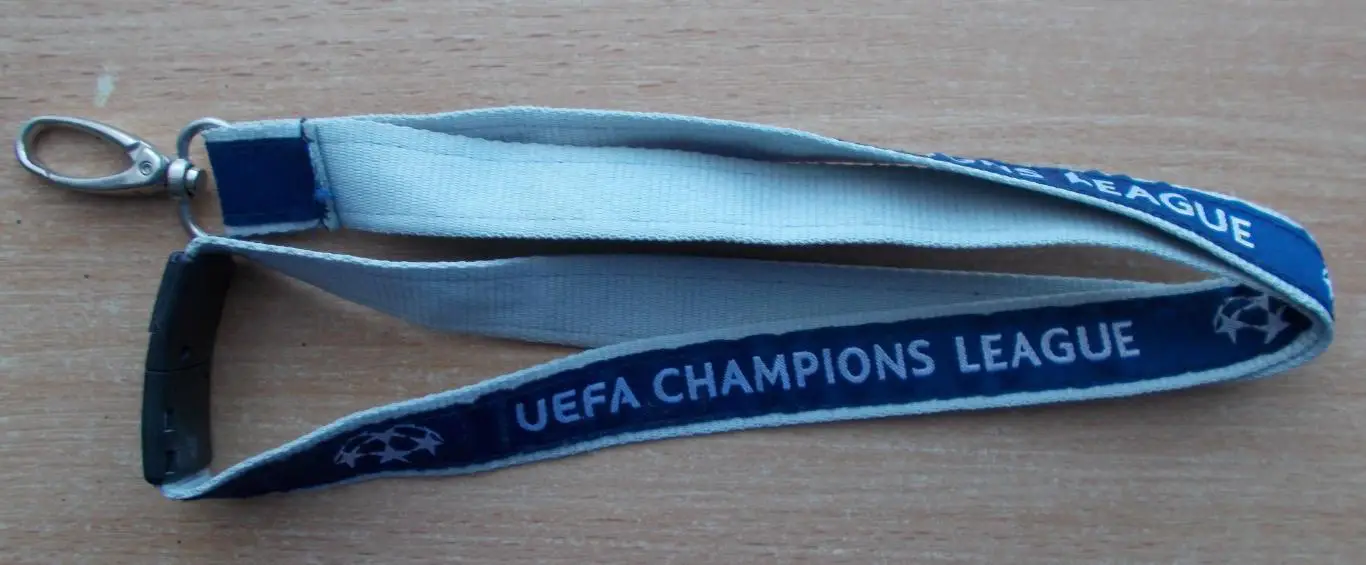 Шнурок для бейджа, Лига Чемпионов, официальный