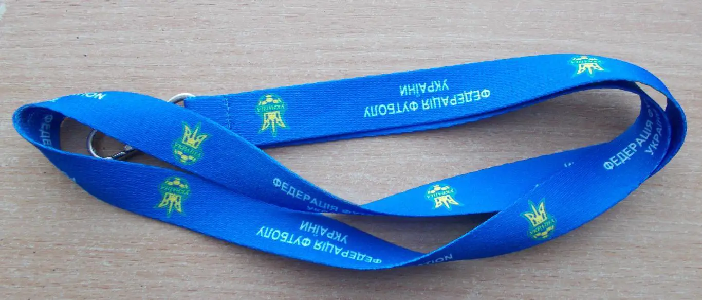 Шнурок для бейджа, Федерация футбола Украины, официальный