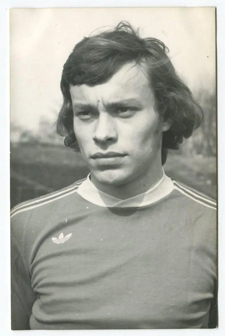 Открытка. Кшиштоф Марциновский Лех Познань, Польша, 1970-х гг.