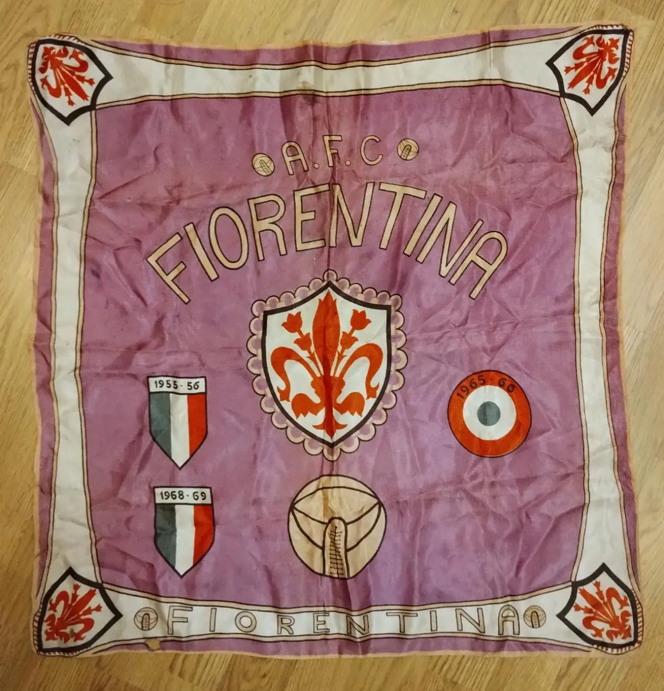 Флаг (платок?) Фиорентина Флоренция, Италия, 1970-е гг.