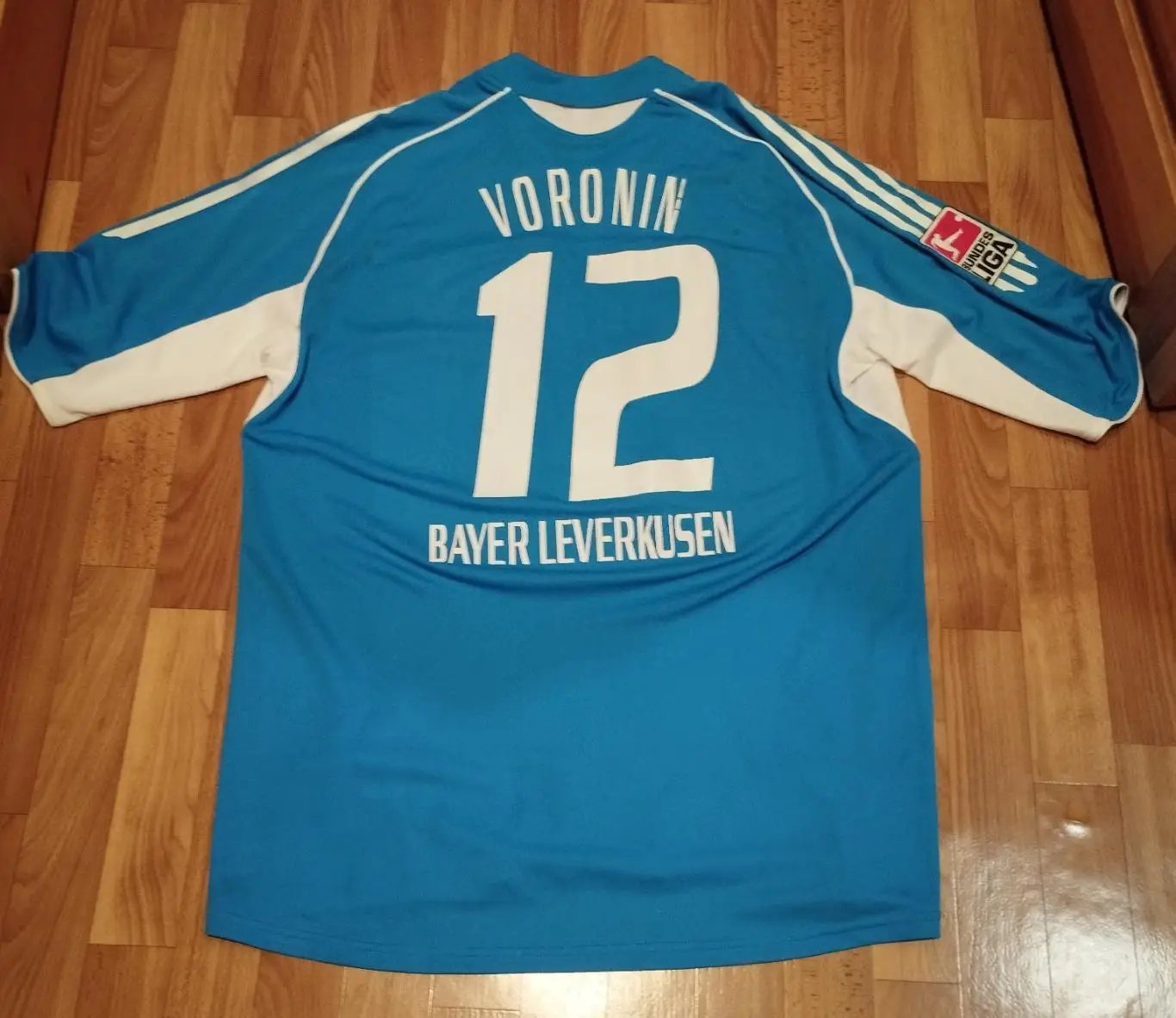 Оригинальная матчевая футболка Байер Леверкузен, Германия, Андрей Воронин, авт 5