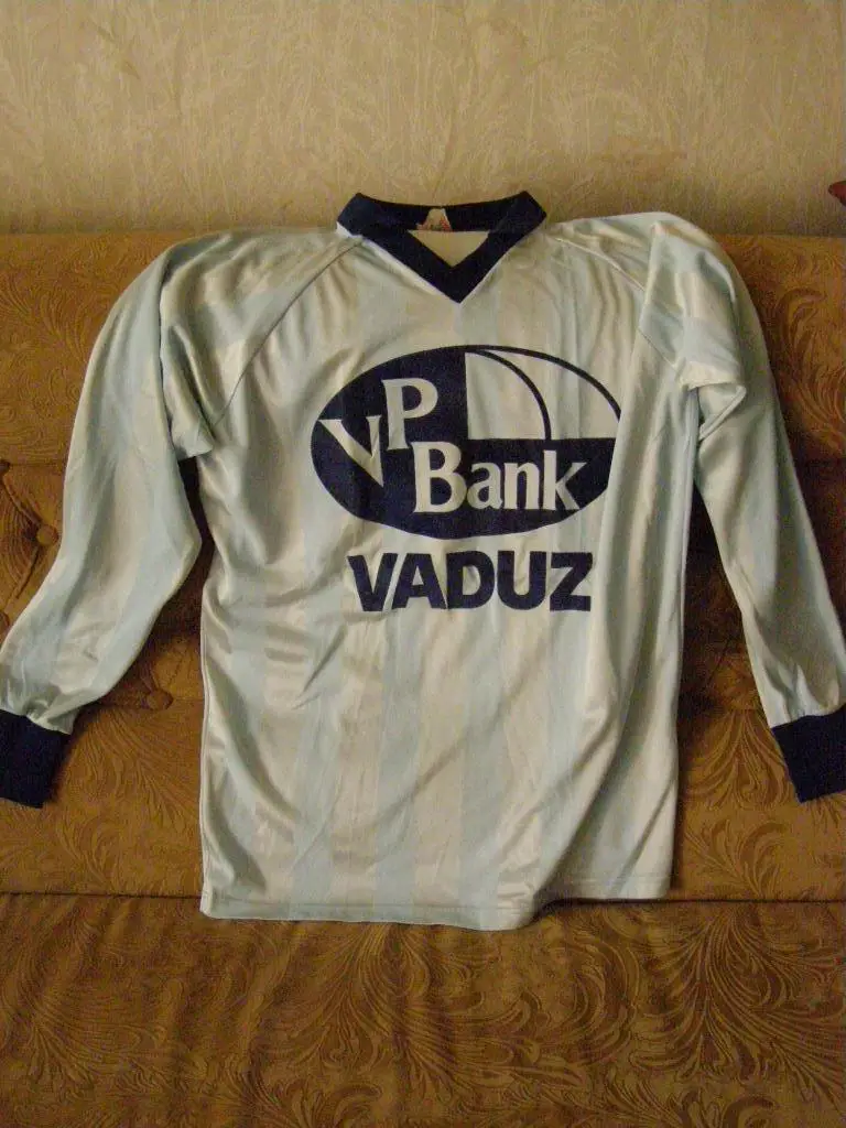Оригинальная матчевая футболка Вадуц, Лихтенштейн, матч с Черноморец 1992
