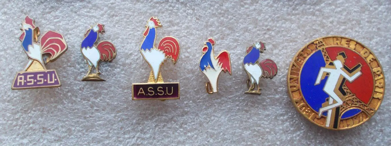 Лёгкая атлетика. Федерация лёгкой атлетики Франции, официальные, 1950-80-е гг.