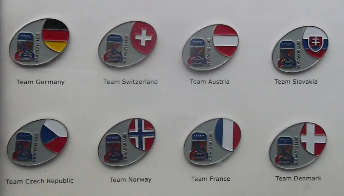 Хоккей. Чемпионат мира по хоккею, Словакия-2011, официальный набор, 156 из 200 1