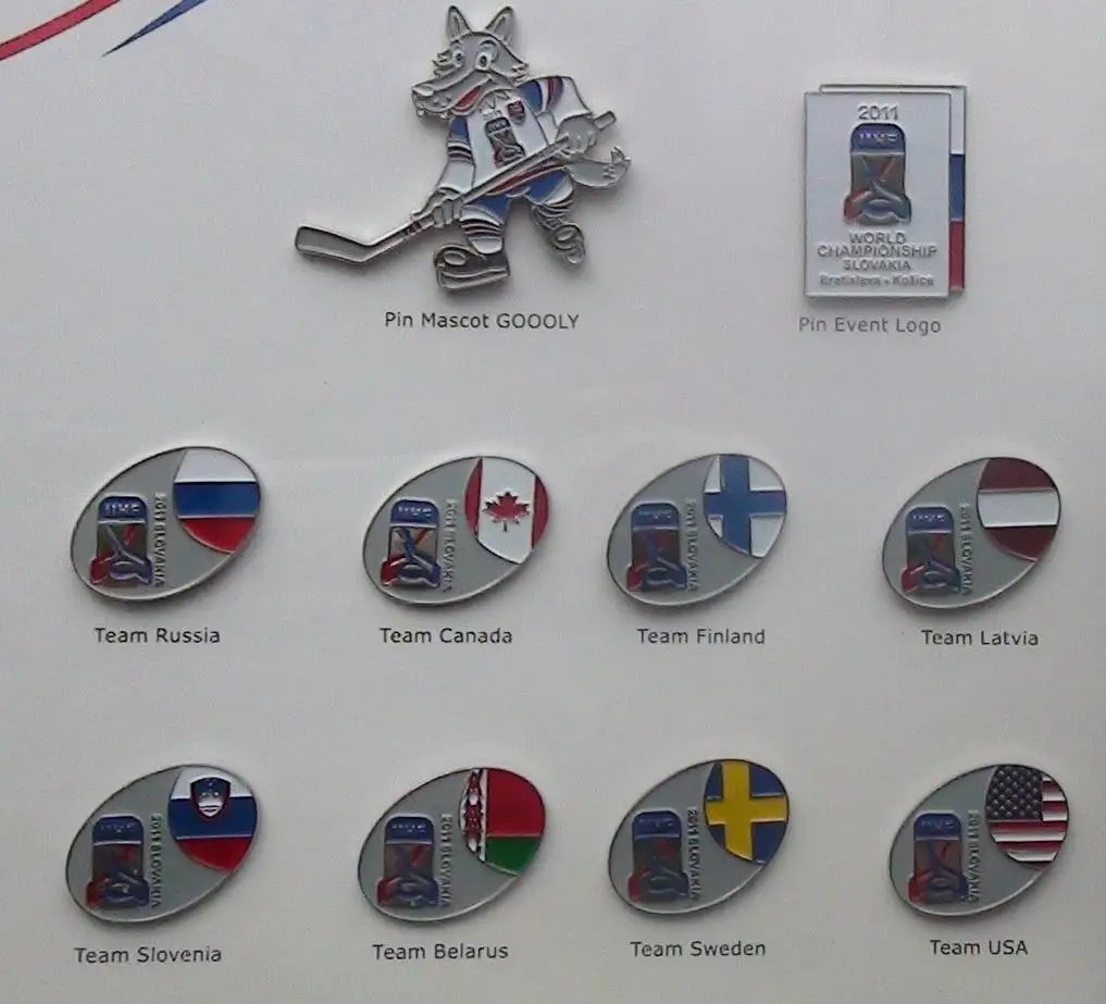 Хоккей. Чемпионат мира по хоккею, Словакия-2011, официальный набор, 156 из 200 2