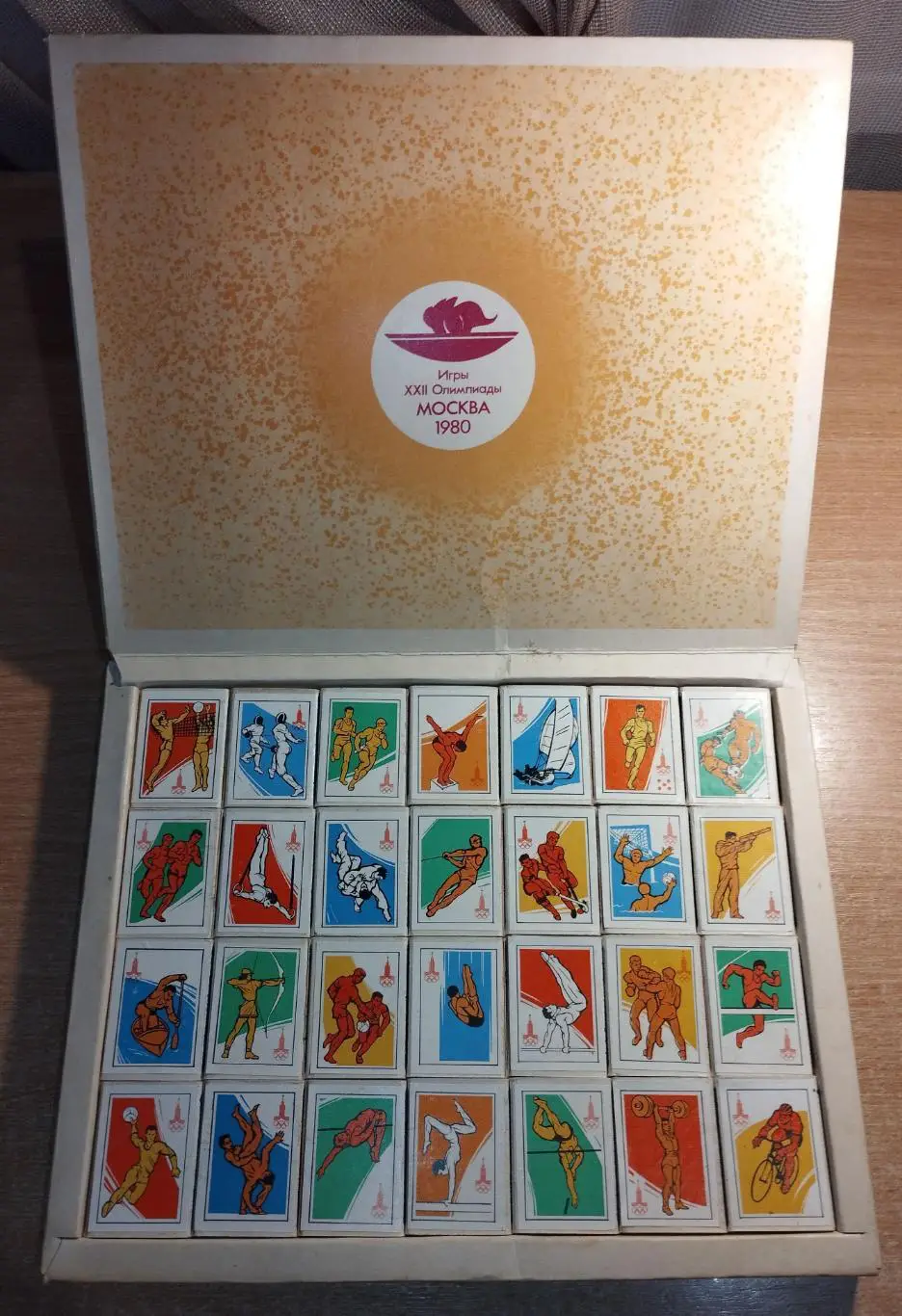 Набор спичечных коробков Олимпийские игры, Москва-1980, вид 1 1