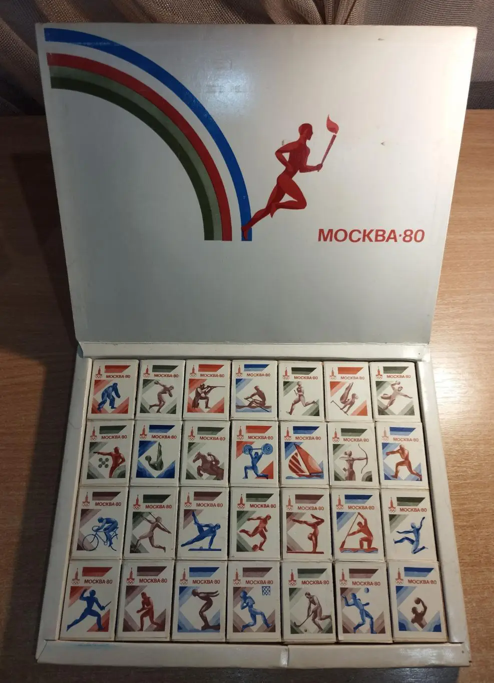 Набор спичечных коробков Олимпийские игры, Москва-1980, вид 2 1