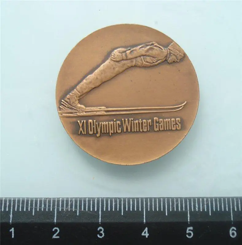 Олимпийские игры. Медаль Зимних ОИ 1972, Саппоро, Япония, бронза